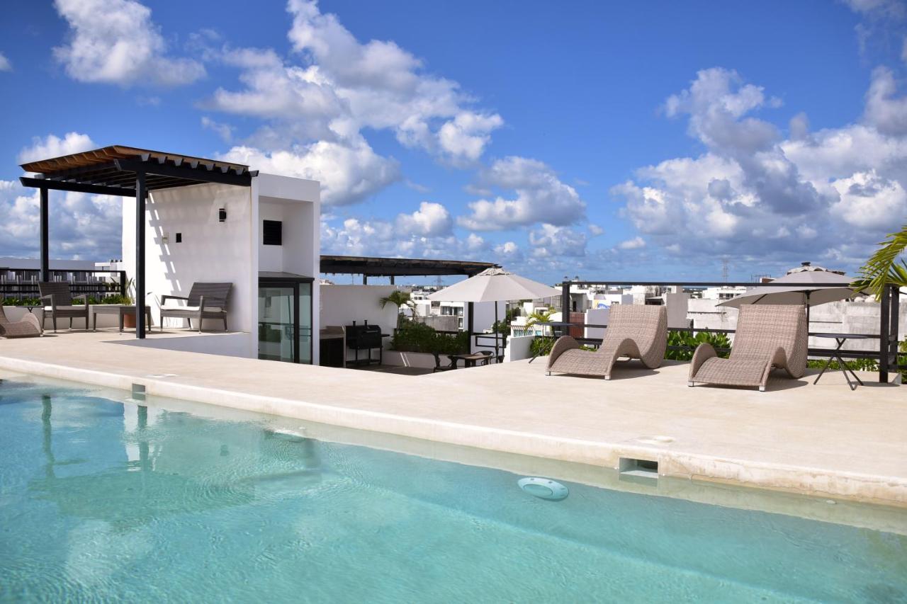 Rentas Vacacionales Torre Diez Playa del Carmen Exteriér fotografie